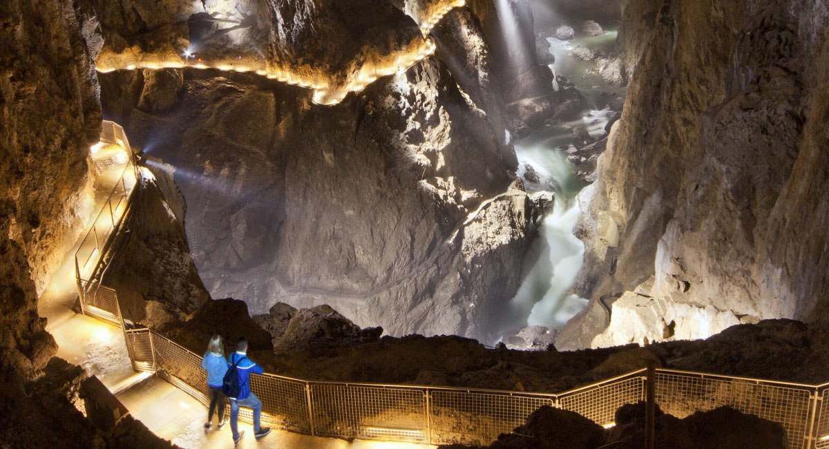 Škocjan Caves underground canyon