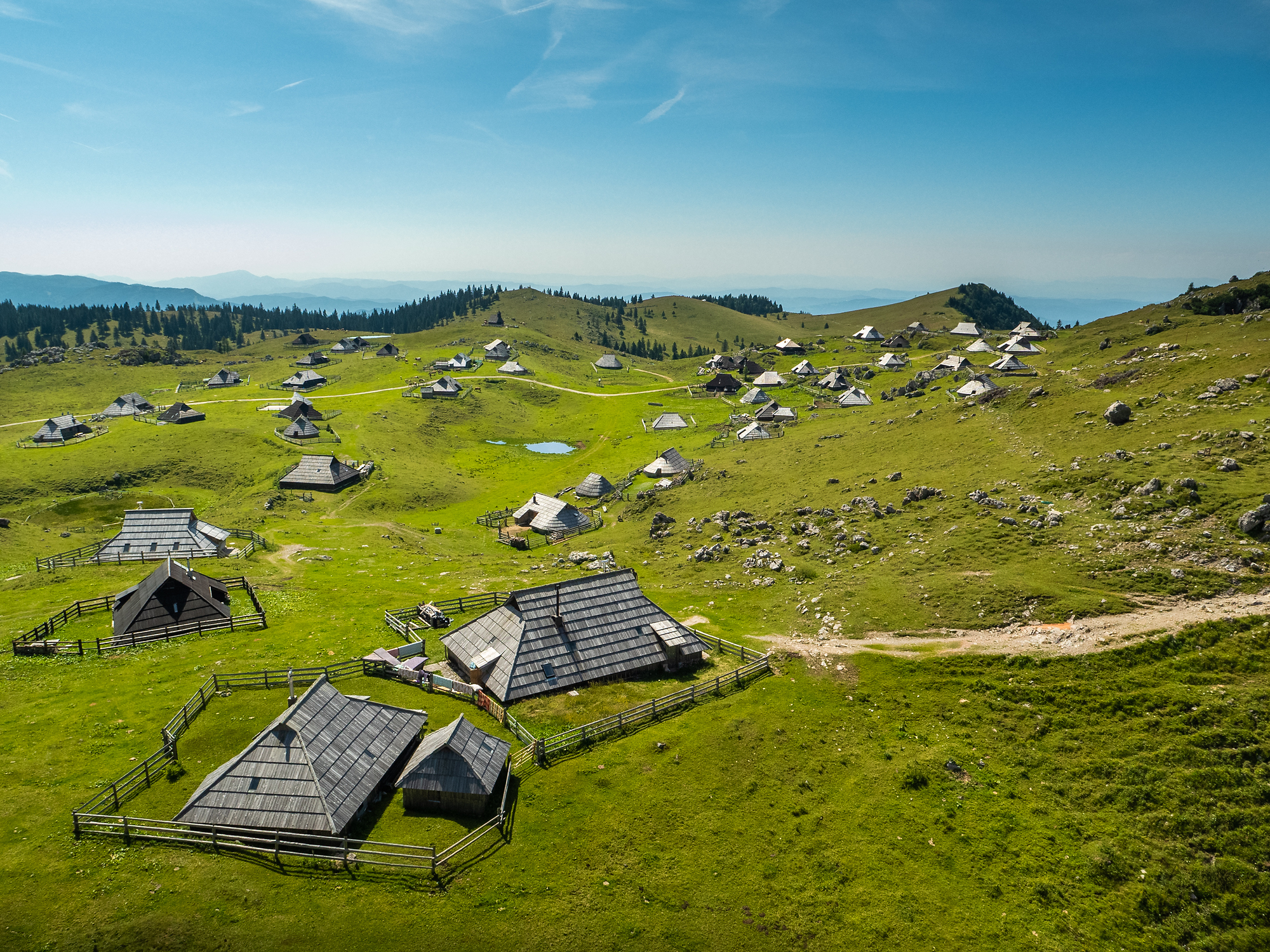 Velika Planina alpine pasture